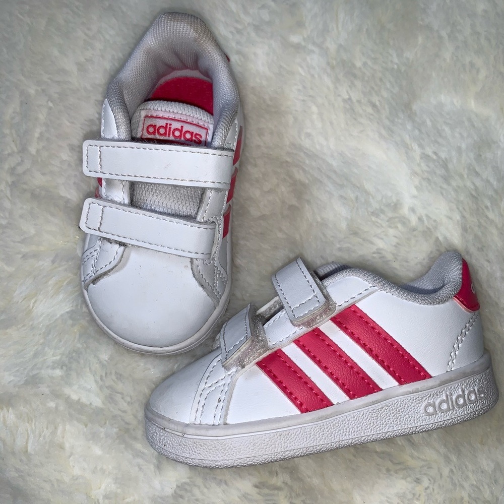 Pink adidas toddler girl size 4